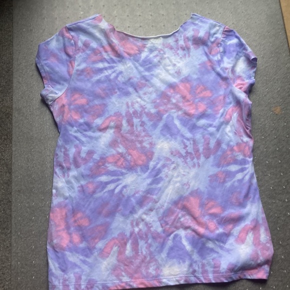 Wound up xxxl size 21 karma is a blessing tie-dye T-shirt. Great condition - Picture 9 of 9